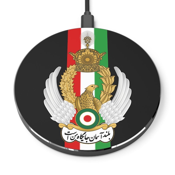 Premium Persian Eagle Wireless Charger | Eagle Emblem Phone Charger