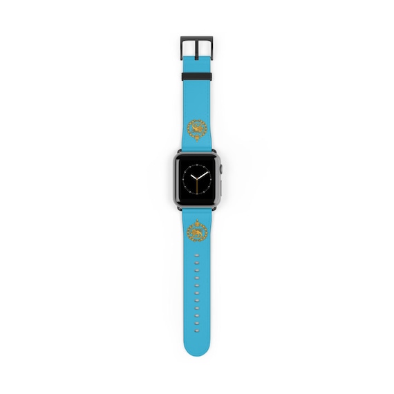 Iran Lion and Sun with Crown Turquoise Apple Watch Band