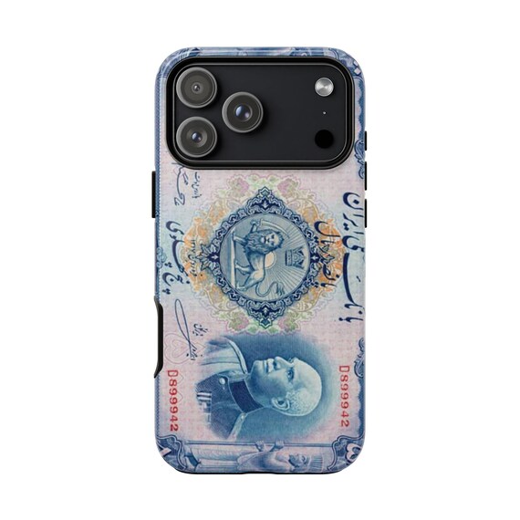 Reza Shah iPhone Case | Imperial | Pahlavi | Lion and Sun | Shir o Khorshid | Tough Case