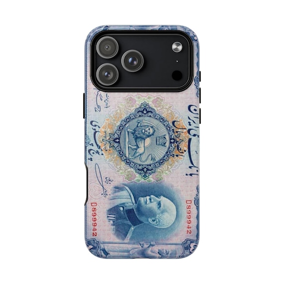 Reza Shah iPhone Case | MagSafe | Imperial | Pahlavi | Lion and Sun | Shir o Khorshid | Tough Case