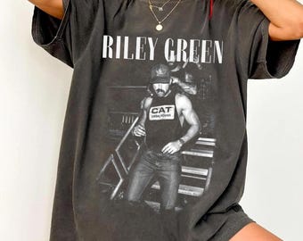 Riley Green Vintage Graphic T-Shirt, Retro Music Lover Tee