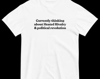 Heated Rivalry Political Revolution T-Shirt, Short Sleeve Crew Neck Tee