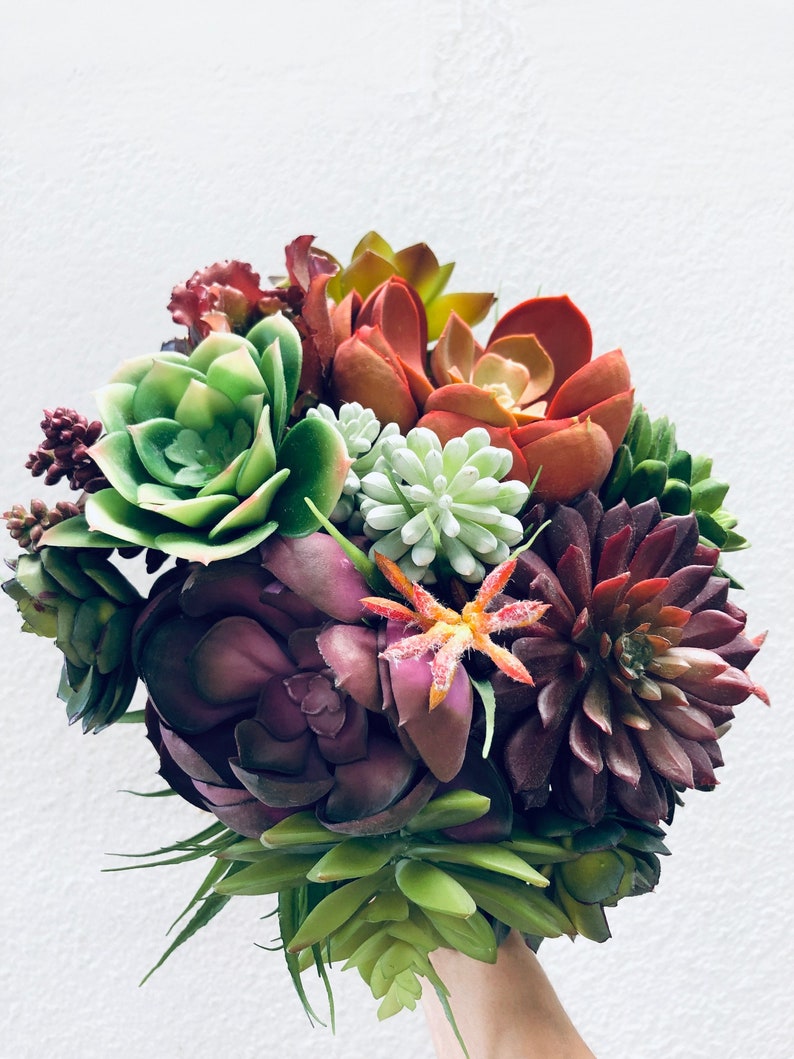 Faux Succulent Bouquet