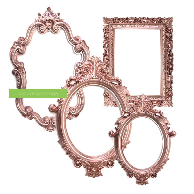 SALE ROSE GOLD Picture Frame Blush Pink Wedding Decoration Etsy