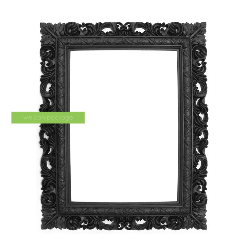 DEAL BLACK Large Picture Frames Baroque Photo Frames Etsy