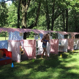 Carnival Booth PVC Frame DiGiTaL PLANS - DIY Carnival Booths - Customizable Fair booths - Please read listing details!