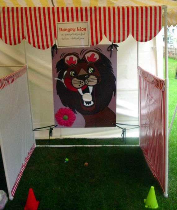Carnival Booth PVC Frame Digital PLANS DIY Carnival Booths Customizable  Fair Booths Please Read Listing Details 