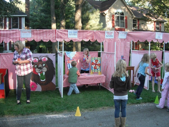 Carnival Booth PVC Frame PLANS DIY Carnival Booths Customizable Fair Booths  Please Read Listing Details 