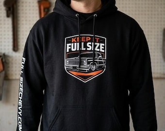Behalten Sie es in voller Größe Squarebody Hoodie | Klassischer Chevy Truck Pullover