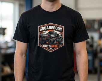 Original Monstertruck T-Shirt | Hemd mit quadratischem Körper gebaut, um zu arbeiten