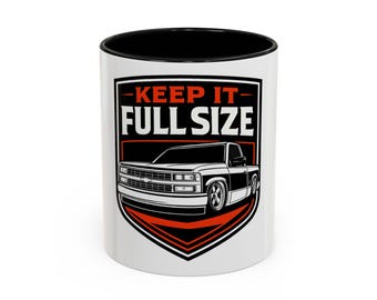 Behalte es in voller Größe | OBS Kaffeetasse - Klassisches LKW-Liebhaber Geschenk (11/15oz)