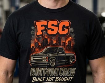 GMT400 クルー ナイトシティ Tシャツ | レトロ OBS シボレー トラック グラフィック シャツ