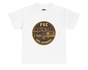 OBSレジェンド シボレー トラック Tシャツ：ネオンシティ スカイライン、GMT400 スタイリング