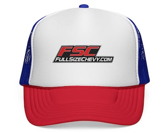 Klassische Trucker Cap mit verstellbarer Passform, Chevrolet Car Enthusiast Hat, Outdoor
