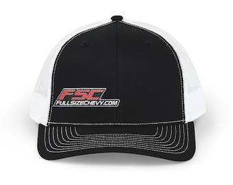 FSC Snapback Trucker Cap (Bestickt) | Chevy Liebhaber | Schwarz