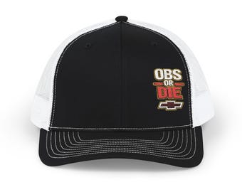 Snapback Hat OBS or Die Fliege Chevy Hat Snapback Trucker Cap (Stickerei)