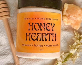 Foaming Whipped Sugar Scrub — Honey Hearth