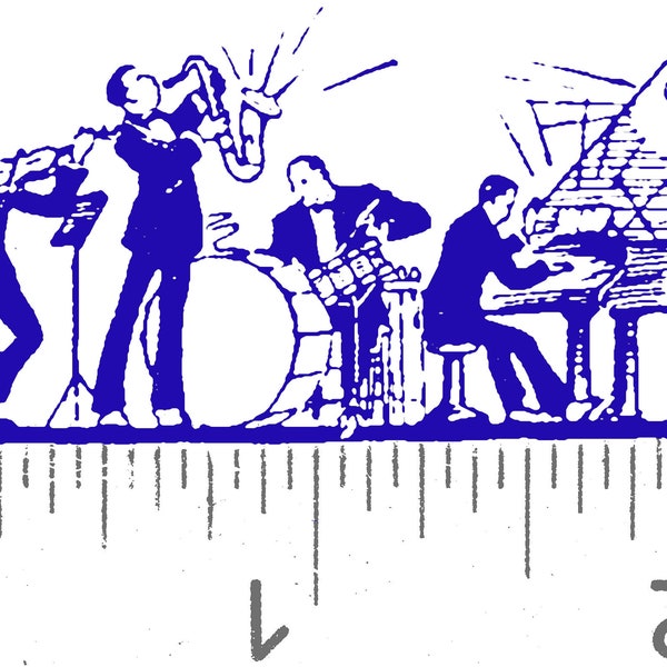 Big Band Rubber Stamp