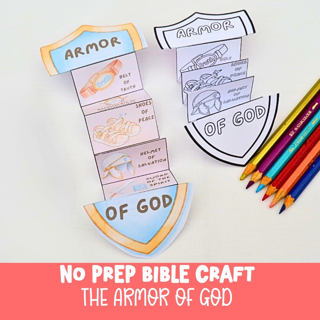 Armor Of God Folding Craft For Kids Sunday School Bible Activity armor-of-god-folding-craft-for-kids-sunday-school-bible-activity