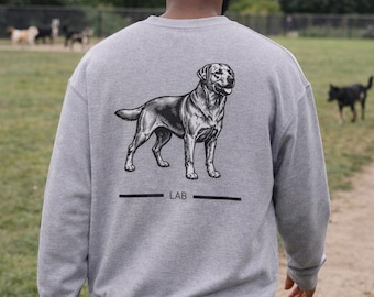 Moletom Labrador Retriever | Moletom para Amantes de Cães | Presente para Pais e Mães de Labrador