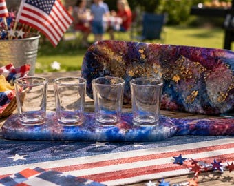 Patriotic Shot Flights