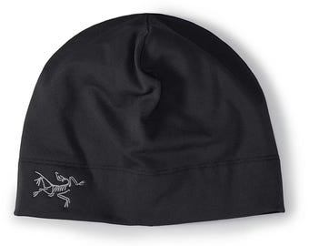 Arc'tery Rho Lightweight Wool Toque Black / 100% Authentic ARCTERYX Bird Torque Winter Beanie