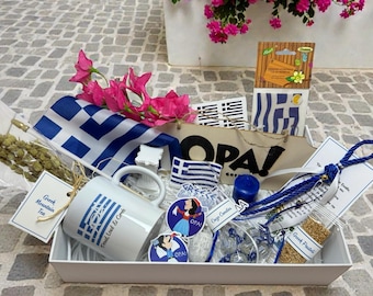 Greek OPA! Gift Box – Authentic Flavors & Handmade Touches