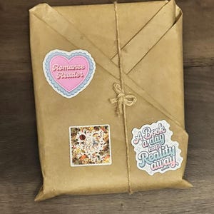 Paperback Surprise Book Box: Young Adult Mystery Bundle with Random Bookmarks, Custom Charm Bracelet