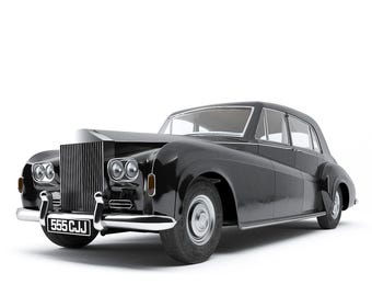 Rolls-Royce Phantom V OBJ File for 3D Printing