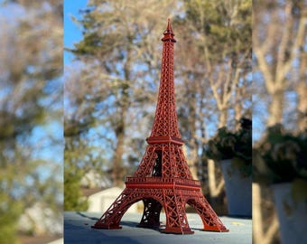 Eiffel Tower STL File | Paris Landmark 3D Print Model | Printable Eiffel Tower Sculpture | Instant Download STL | Home Decor 3D Printing