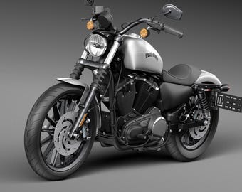 Harley-Davidson Printable STL Model Digital Download