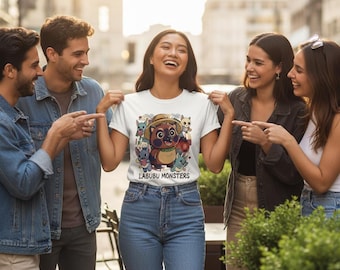Labubu Monsters Graphic Tee | Character Art Shirt