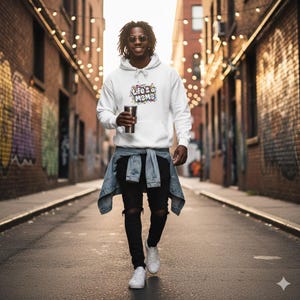 Life's a Meme Hoodie | Glitch Graphic Pullover Sweatshirt