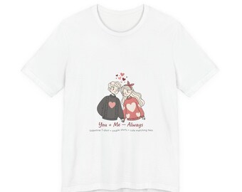 Couple Graphic Tee | Bookish Romance, Valentine Gift