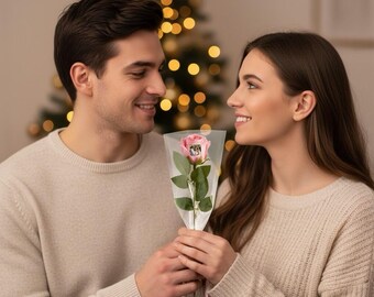 Personalized Photo Rose – Custom Valentine's Day Gift