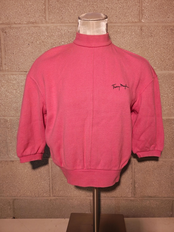 Mugler, Vintage Thierry Mugler Mock Neck Sweater S