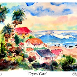 Crystal Cove Beach Prints High Quality Giclee Art Print Beach Prints John Dunn Wall Decor Coastal Art White Framing Great Gift Idea Laguna