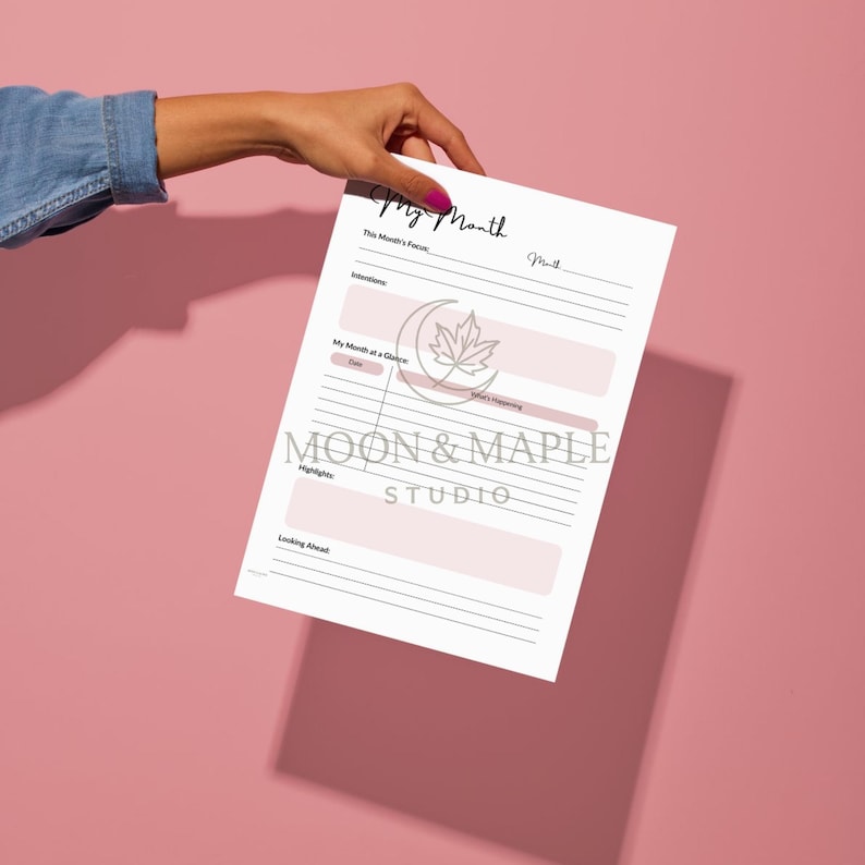 Guided My Planning Bundle (blush) – Daily, Weekly & Monthly – Planner ...