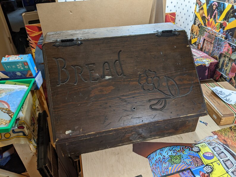The Fukengruven Bread Box a handmade grateful box art original image 8
