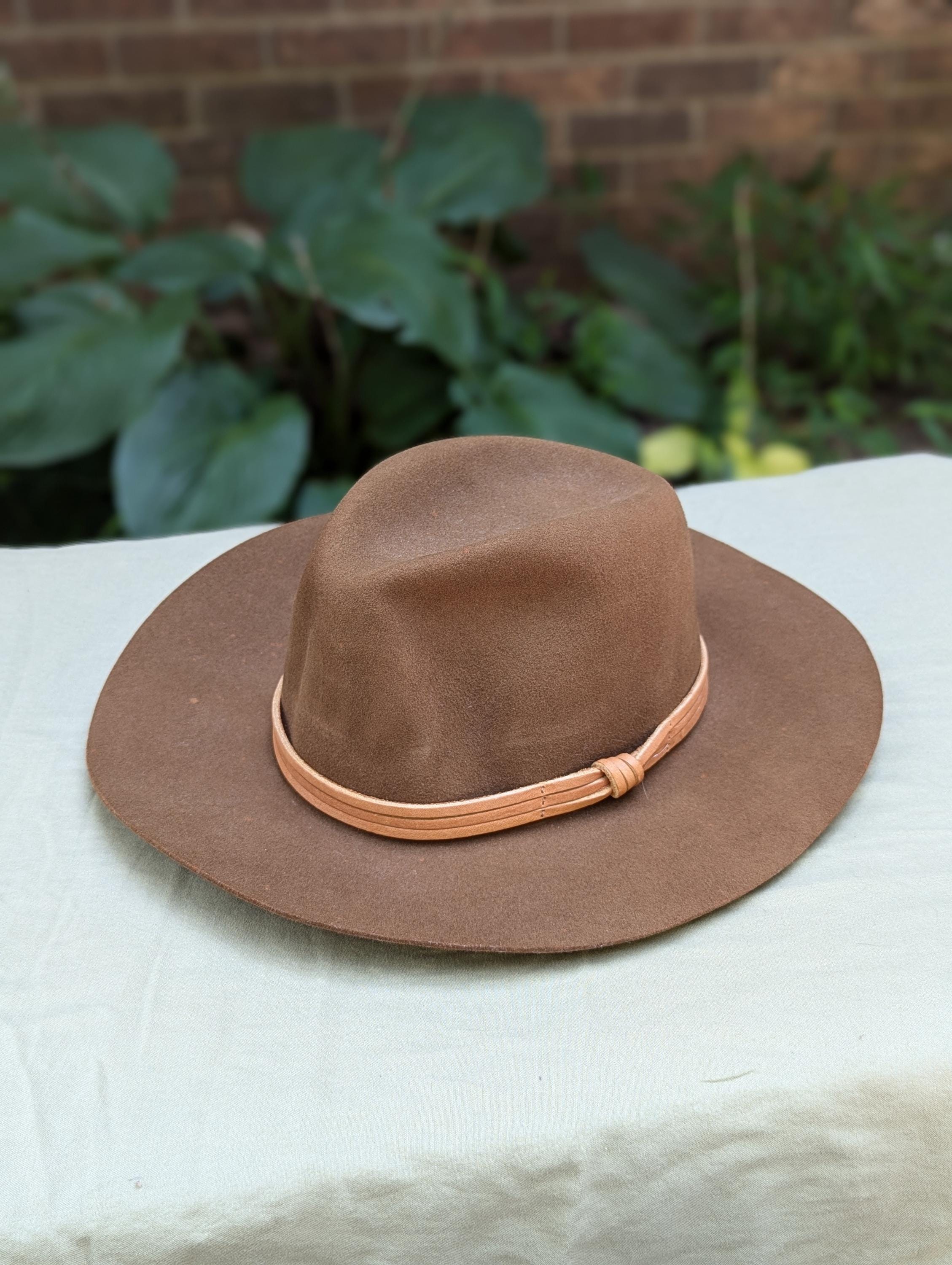 Goorin Bros. Tan Wide Brim Wool Rancher Hat size S Goorin Night Hawk Wide Brim Merino Wool Felt Western  main image 2