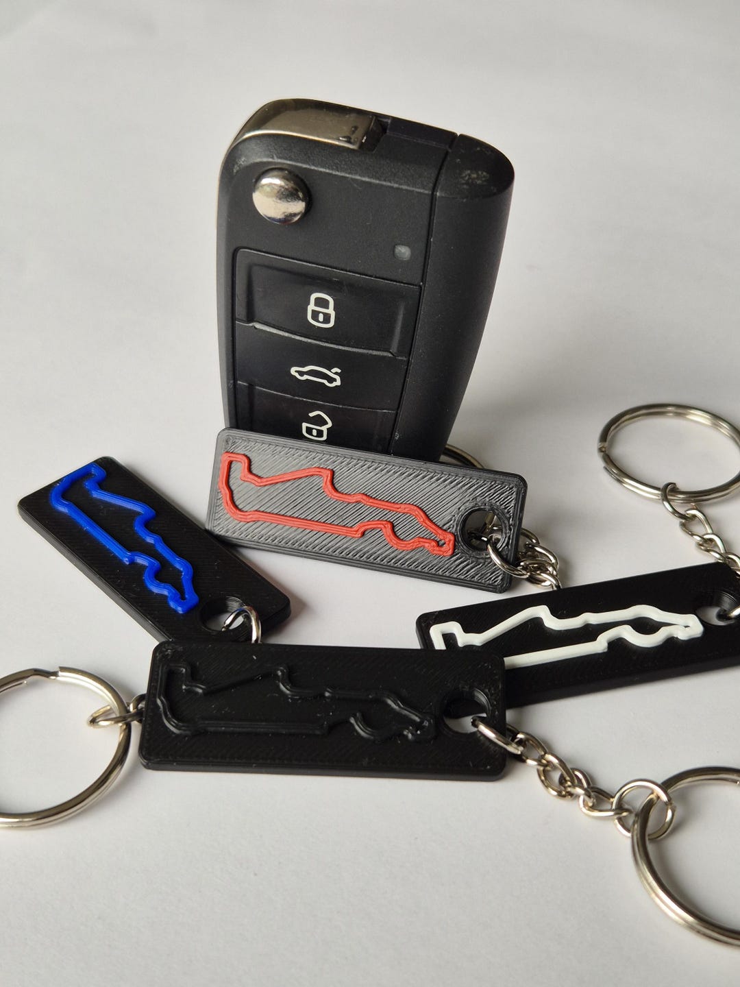 Race Car Keychain | Car Enthusiast Gift | Motorsport Keyring ...