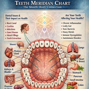 Meridian Chart: Holistic Dentistry & Body Systems