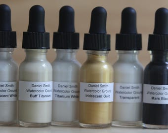 Daniel Smith Watercolor Ground | Surface Primer Base For Watercolor Painting | Eyedropper Bottle(s)