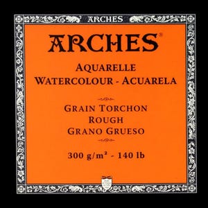 Arches Aquarelle Rough 300gsm Watercolor Paper Sample Pack ATC/ACEO, 2.5 inch by 3.5 inch
