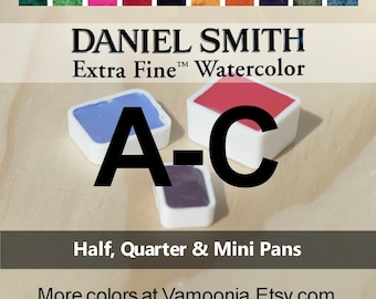 Half Pans | Quarter Pans | Daniel Smith Watercolor Paint | Mini Pans & Dots | Colors A-C | Listing 1 of 6