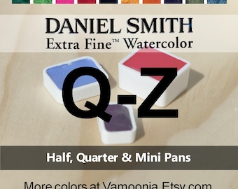 Half Pans | Quarter Pans | Daniel Smith Watercolor Paint | Mini Pans & Dots | Colors Q-Z | Listing 4 of 6