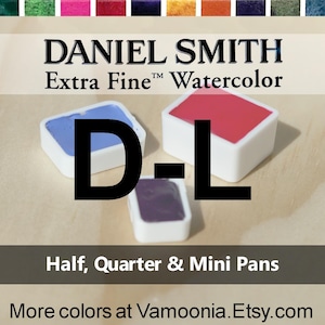 Half Pans | Quarter Pans | Daniel Smith Watercolor Paint | Mini Pans & Dots | Colors D-L | Listing 2 of 6