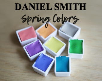 8Pcs Daniel Smith Spring Color Palette - Set of 8 watercolors