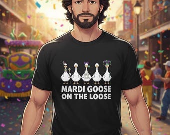 Karneval Gans T-Shirt, lustiges Karnevals-Grafik-T-Stück