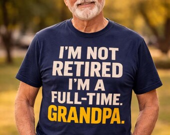 Vollzeit Opa T-Shirt, Stolzes Opa Grafik T-Shirt
